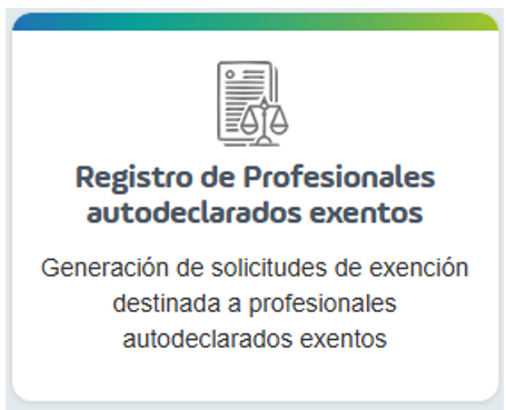 AGIP, Ingresos Brutos: Registro de Profesionales Autodeclarados Exentos image