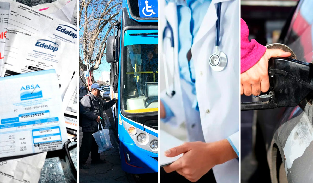 Transporte, luz, agua, gas y prepagas: uno por uno, los aumentos que rigen a partir de hoy